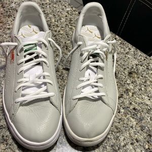 Puma court star gray sneaker, size 10